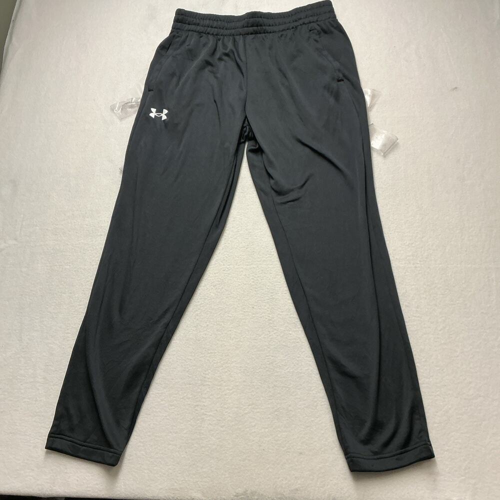 Men's Under Armour Loose Black Pants, Size L, Excellent Condition Comfy, 4253